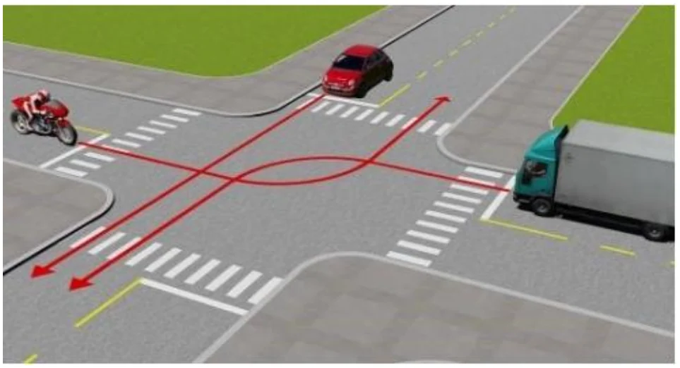 Câu 23 — Thi thử sát hạch hạng D2E - Đề 01
