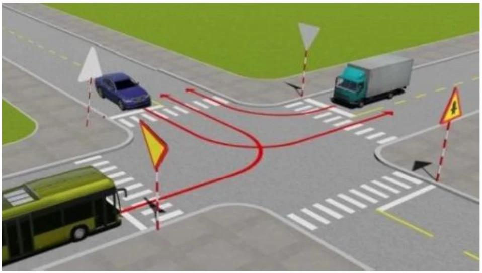 Câu 19 — Thi thử sát hạch hạng D2E - Đề 01
