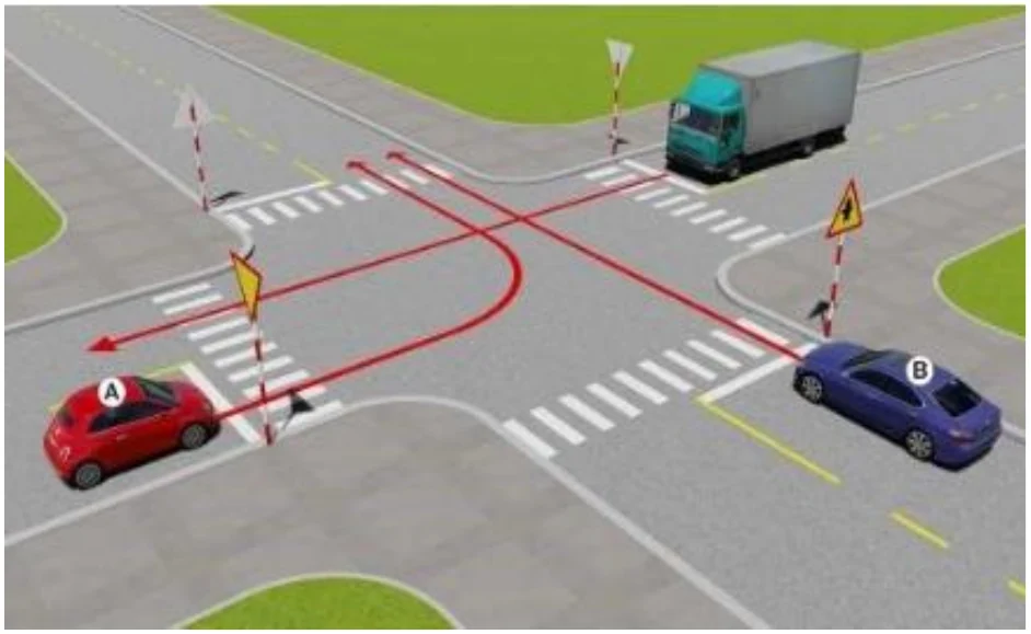 Câu 21 — Thi thử sát hạch hạng CE - Đề 02