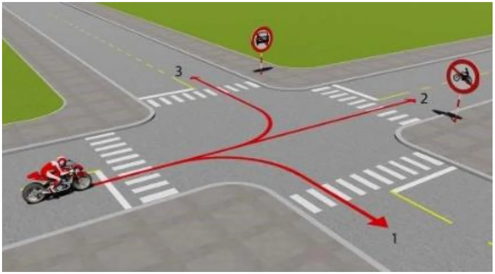 Câu 40 — Thi thử sát hạch hạng D1E - Đề 04