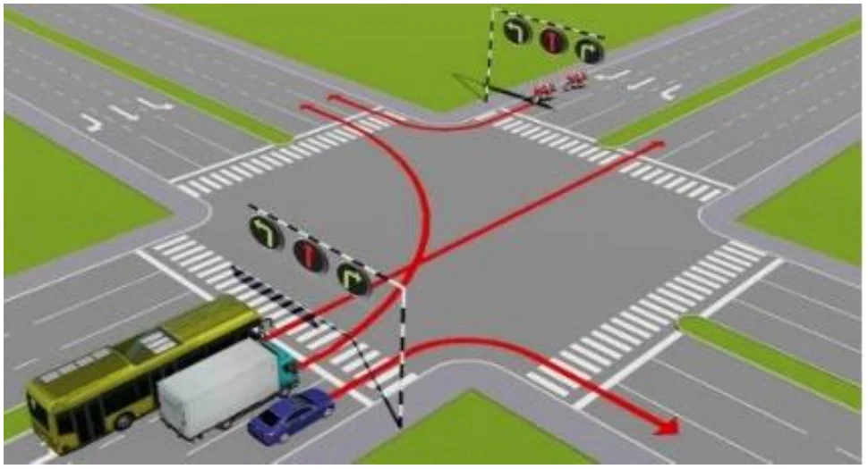 Câu 13 — Thi thử sát hạch hạng CE - Đề 03