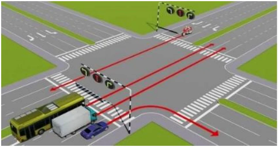 Câu 37 — Thi thử sát hạch hạng D1E - Đề 02